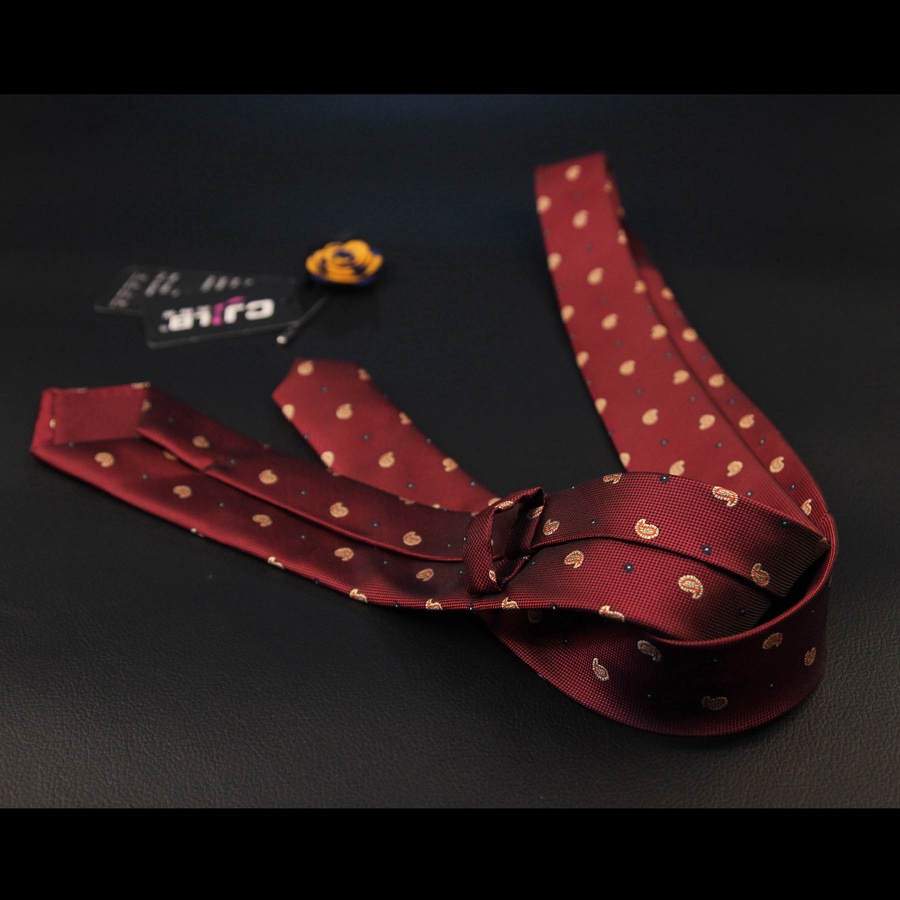 Cà vạt EFAN họa tiết kẻ sọc chấm bi nhiều mẫu tùy chọn bản rộng 6cm thời trang thanh lịch dành cho nam