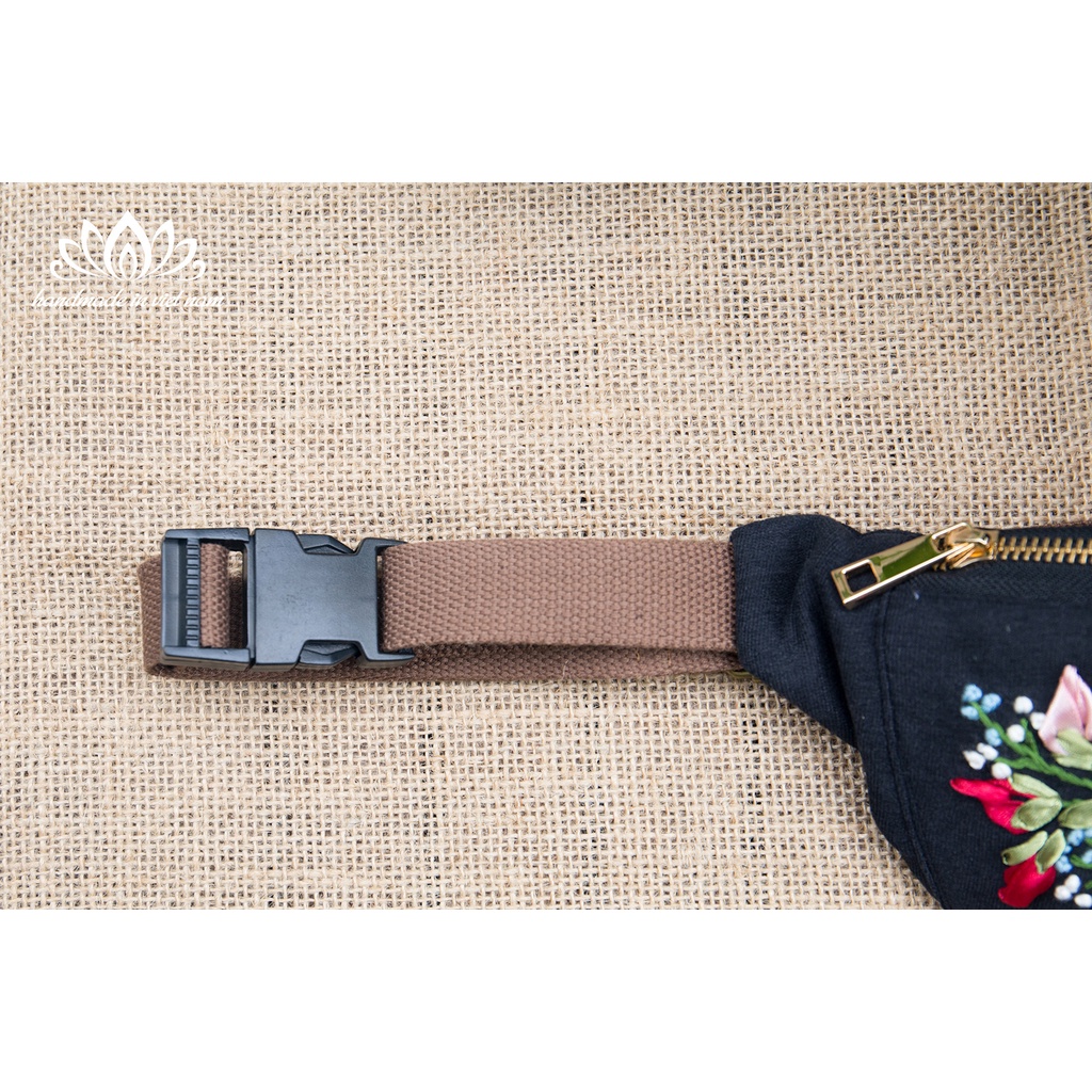 Túi bao tử thêu ruy băng mới lạ, quà tặng siêu độc