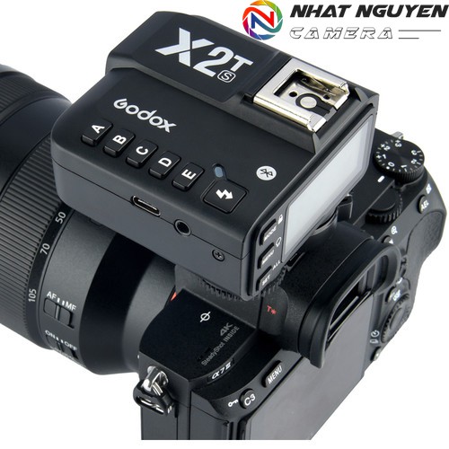 Cục phát sóng Godox X2T TTL 2.4G Wireless Flash Trigger cho máy ảnh Sony, Canon, Nikon, Fuji