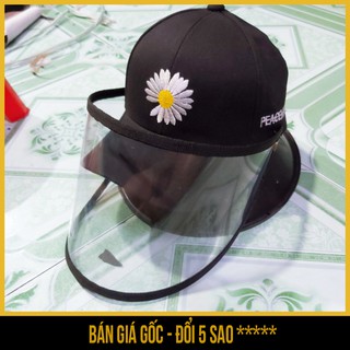 Mũ nón LƯỠI TRAI chống dịch, chống bụi, chống nắng, kính tháo lắp dễ dàng