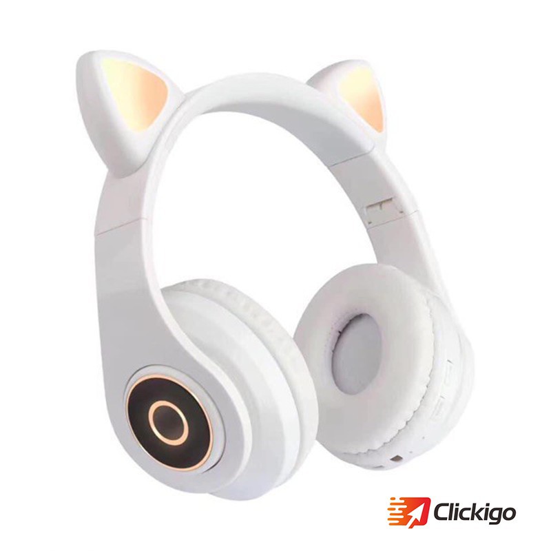 Tai Nghe Mèo Bluetooth, Headphone Tai Mèo Dễ Thương Có Mic,Âm Bass Mạnh Mẽ Và Dung Lượng Pin Khủng | BigBuy360 - bigbuy360.vn