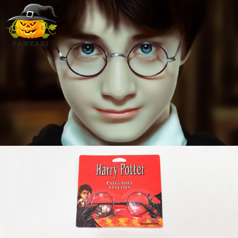 Kính tròn Halloween hóa trang phong cách harry potter