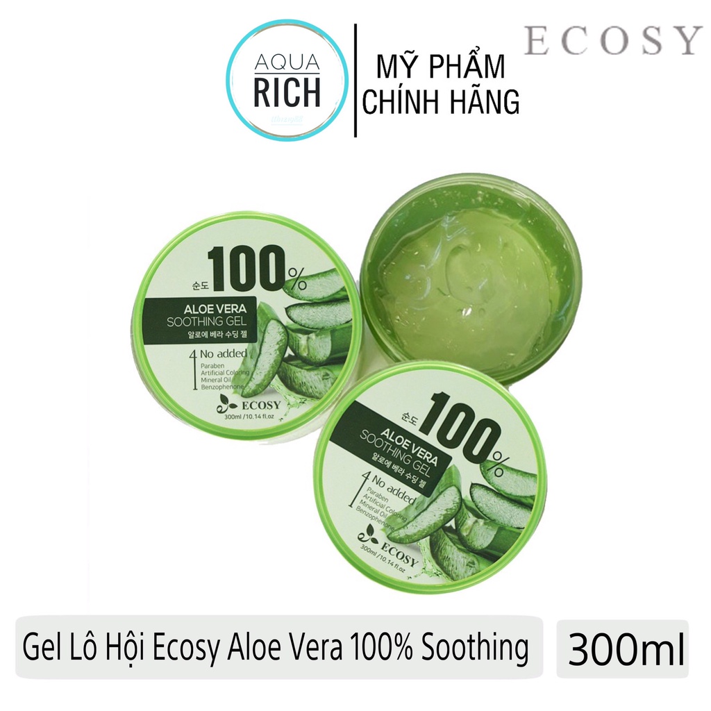 GEL LÔ HỘI 100% + 99% + 92% CẤP ẨM ALOE VERA SOOTHING GEL