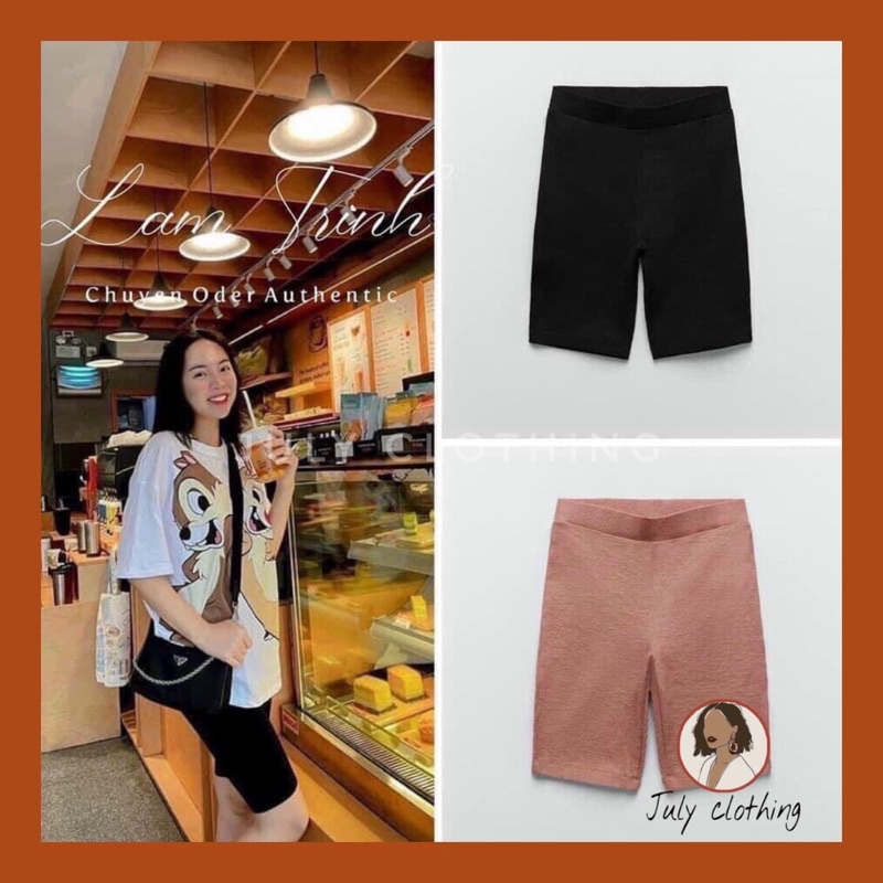 [Ảnh thật shop tự chụp] Quần legging lửng chất tăm co giãn 4 chiều QS013 nhà July