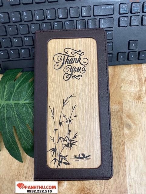 BÌA TAP KẸP BILL TÍNH TIỀN GỖ