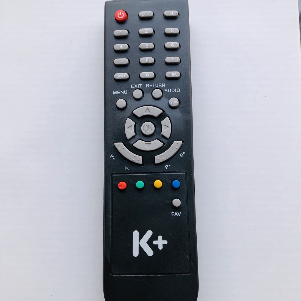 Điều khiển đầu thu k+ đời cũ loại k+ sd smardtv model stb111-vst-mtc01