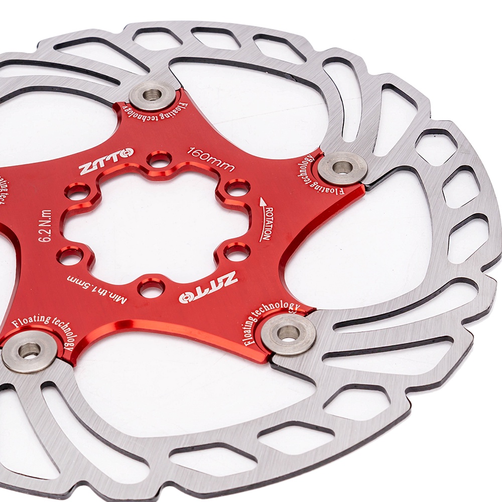Đĩa phanh xe đạp ZTTO MTB 203mm 180mm 160mm 140mm 6 bu lông thép