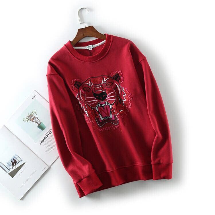 Áo nỉ Kenzo thêu đầu hổ mẫu mới