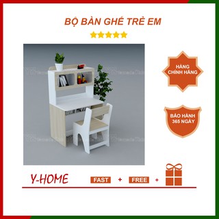 Bàn học cho bé kèm giá sách cho học sinh cấp 1, cấp 2.