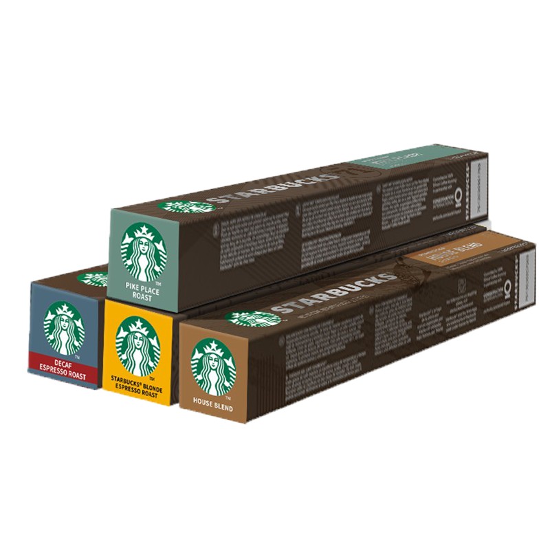 ✁❡Cô đặc cà phê viên nén Starbucks chính gốc Thụy Sĩ tương thích với máy pha hạt kê Nestle NESPRESSO