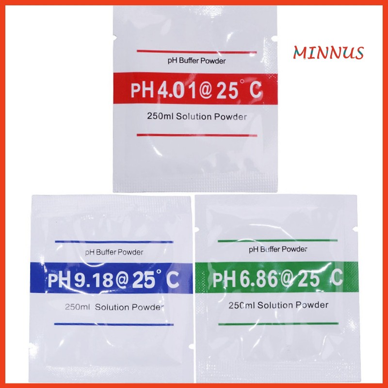 Combo 3 gói bột dung dịch hiệu chỉnh máy đo pH nước nuôi cá