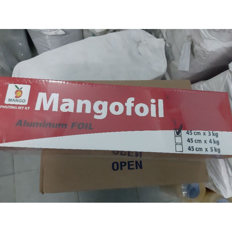 Bạc nướng 3 Kg- Màng nhôm nướng - Loại 45 cm x 3 kg