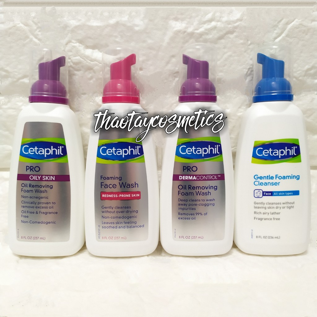Sữa rửa mặt Cetaphil Foam Wash tạo bọt các loại