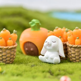 Mô Hình Thỏ Và Củ Cà Rốt Trang Trí
