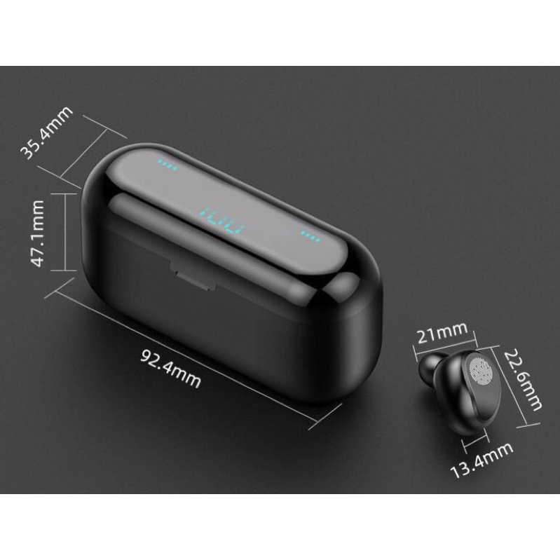 Tai Nghe Bluetooth 5.0 True Wireless Amoi F9 Pro Bản Quốc Tế Cao Cấp Cảm Biến Vân Tay , Kiêm Sạc Dự Phòng Cao Cấp