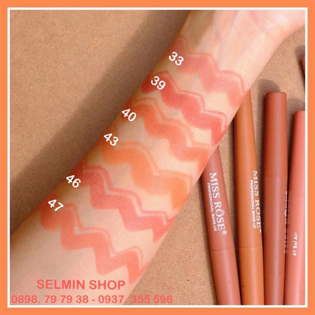 Son môi lì 💖 GIẢM 10K MÃ (SELMIN10K) 💖 2 đầu Double Ended Miss Rose | BigBuy360 - bigbuy360.vn