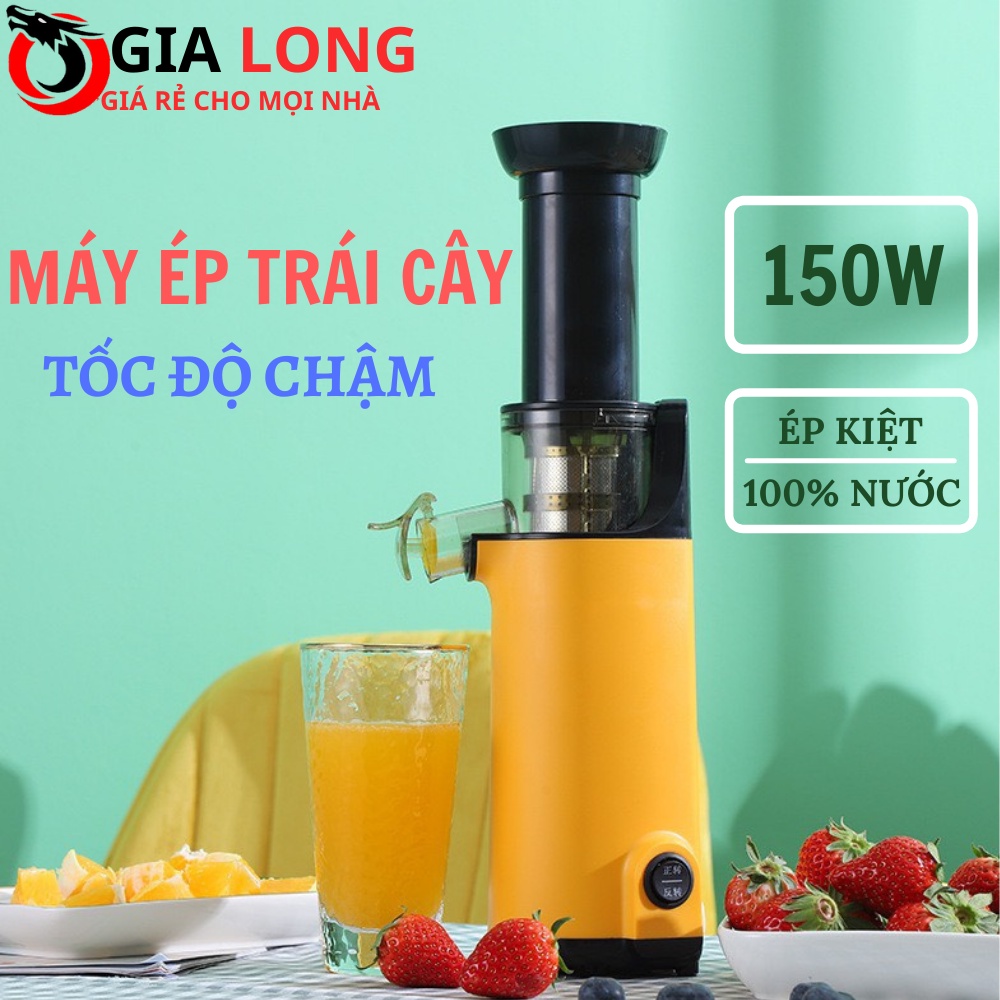 Máy Ép Chậm NỘI ĐỊA TRUNG Công Suất 150W, Máy Ép Trái Cây Hoa Quả Tốc Độ Chậm,Ép Kiệt Nước 100%