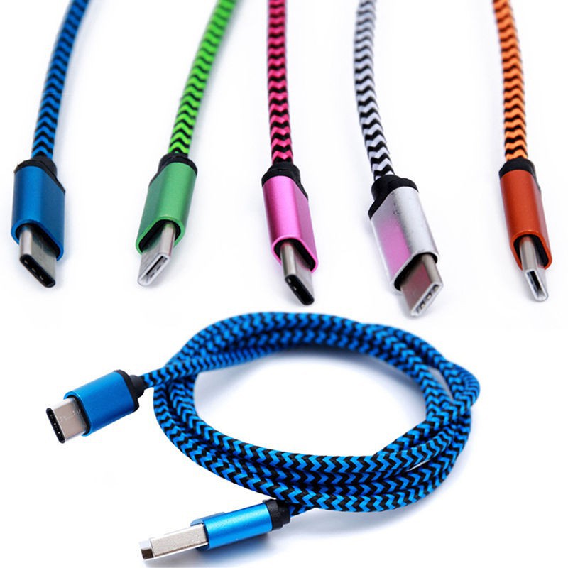 Dây Cáp Sạc Truyền Dữ Liệu Usb Type C/C Siêu Bền Tương Thích Với Điện Thoại Android/Samsung Huawei Xiaomi