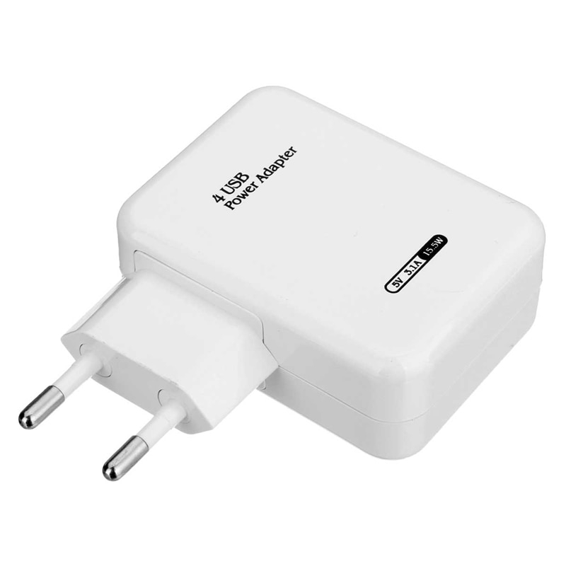 Đầu sạc chuyển đổi gồm 4 cổng USB tiện dụng