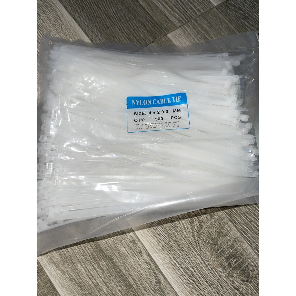 1 túi Dây rút 4li x20cm 500 cái nhỏ 400g