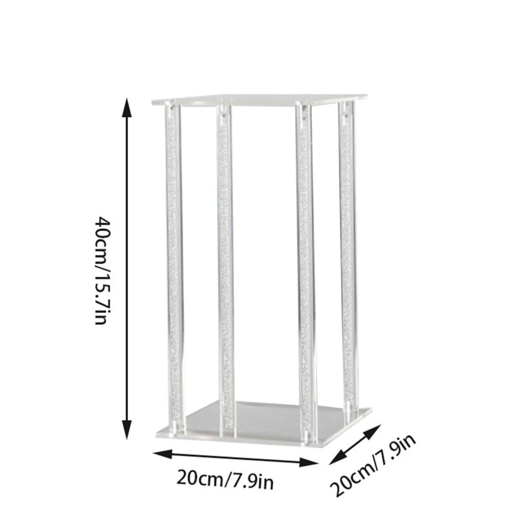 Giá Đỡ Chậu Hoa Bằng Acrylic Trong Suốt Thiết Kế Hiện Đại Độc Đáo Trang Trí Nhà Cửa / Văn Phòng