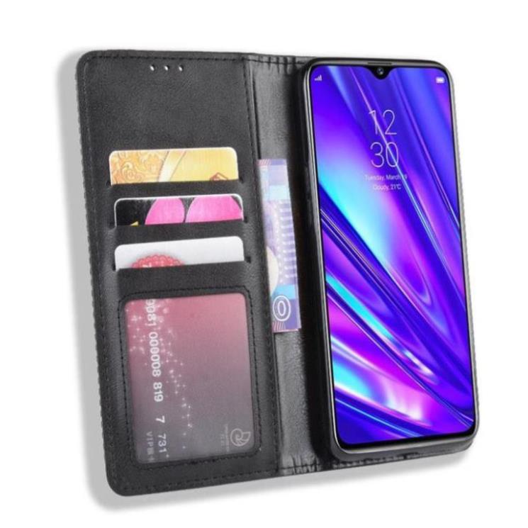 [FreeShip] Bao da dạng ví Oppo Realme 5 5i 5s C17 C15 C12 C11 C20 C3 7 7i 7pro 6 6i 6pro nắp gập, ngăn đựng thẻ ATM đẹp