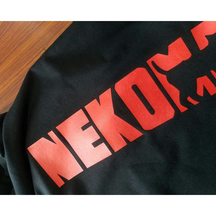 Áo Thun Ngắn Tay In Hình Anime Haikyuu Nekoma Cá Tính
