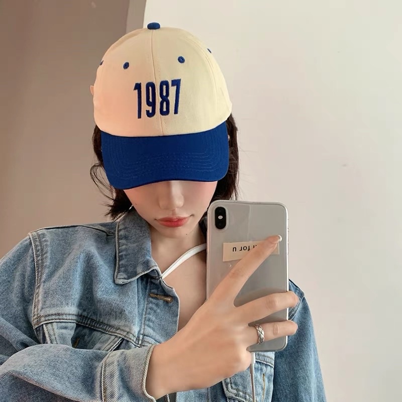Nón kết nam nữ,thêu chữ 1987 5 màu