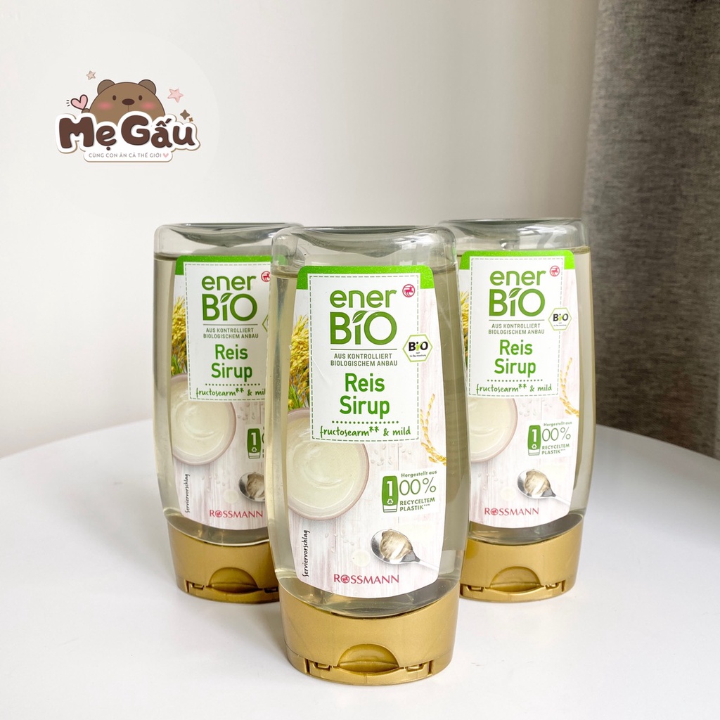 Siro đường gạo, mật cây thùa hữu cơ BIO nội địa Đức 250ml