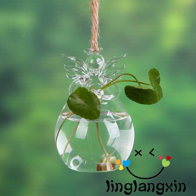 Bình Hoa Thủy Tinh Hình Thiên Thần Dễ Thương Trang Trí Nhà Cửa
