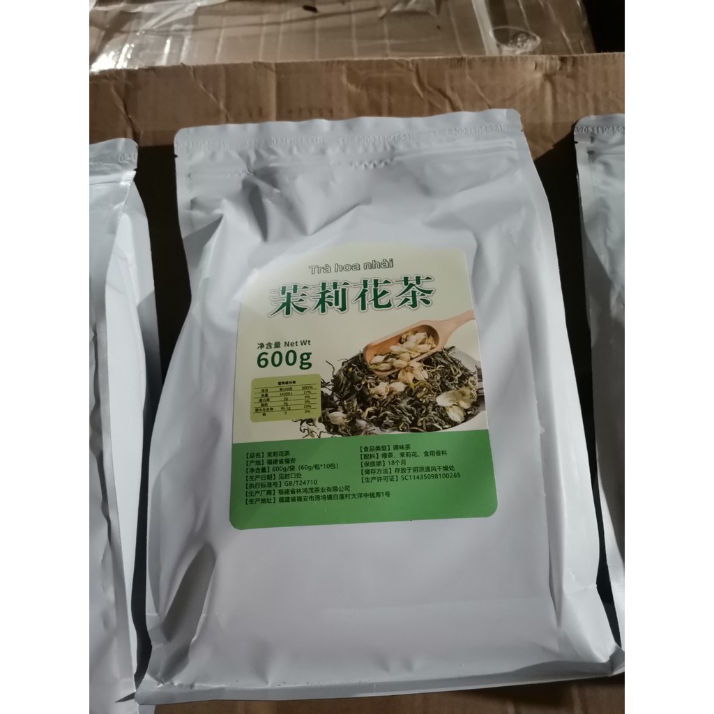 Trà Hoa Nhài, trà xanh , trà đen lúa mạch ( gói 600g),