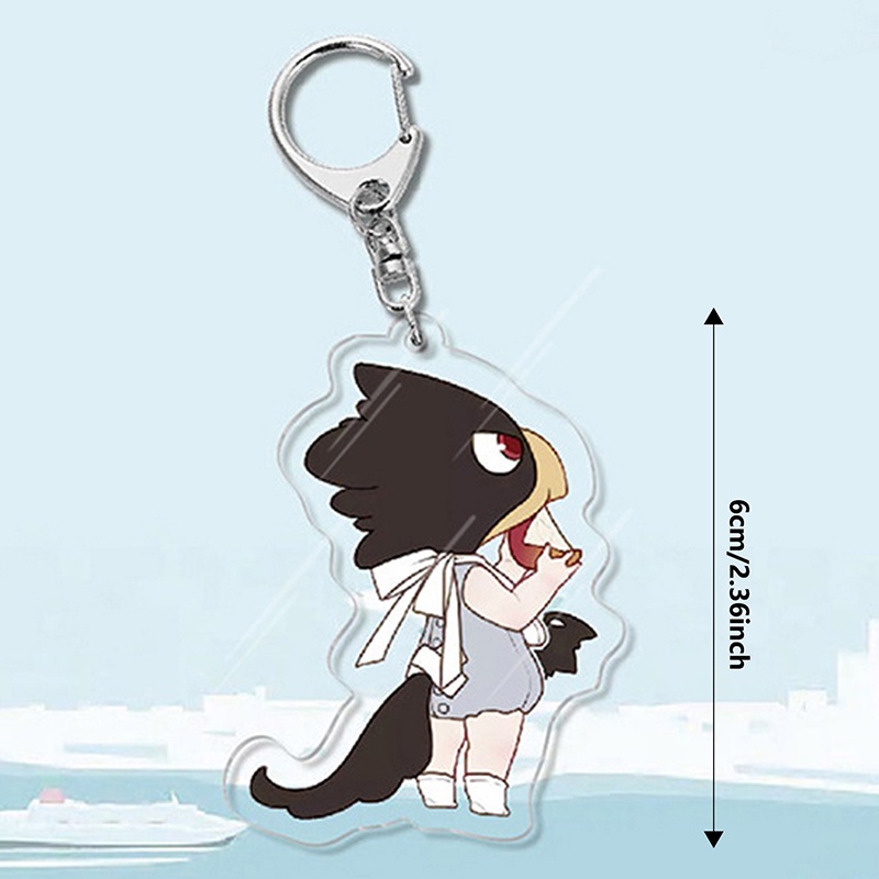 Móc khóa hai mặt bằng acrylic trong suốt họa tiết anime My Hero Academia 999