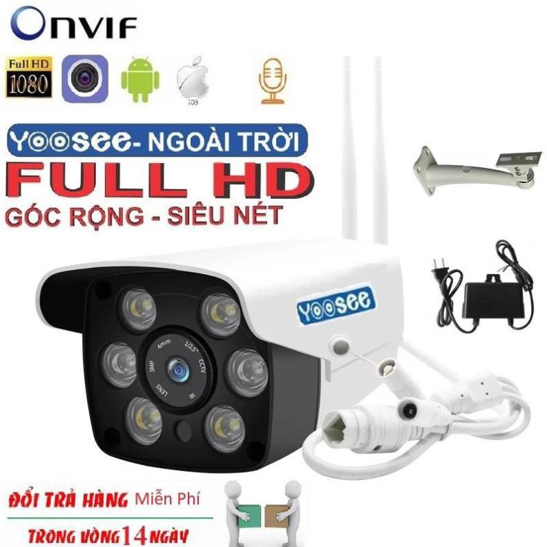 [Top tìm Kiếm] CAMERA GIÁM SÁT NGOÀI TRỜI 6 ĐÈN LED 1080 P FULL HD | Chống mưa chống nắng 30001