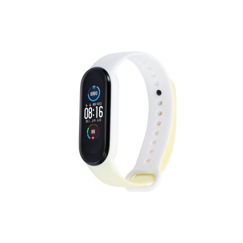 Dây Đeo Cao Su Silicon thời trang dành cho Xiaomi Miband 5 Miband 6 Chất Lượng cao