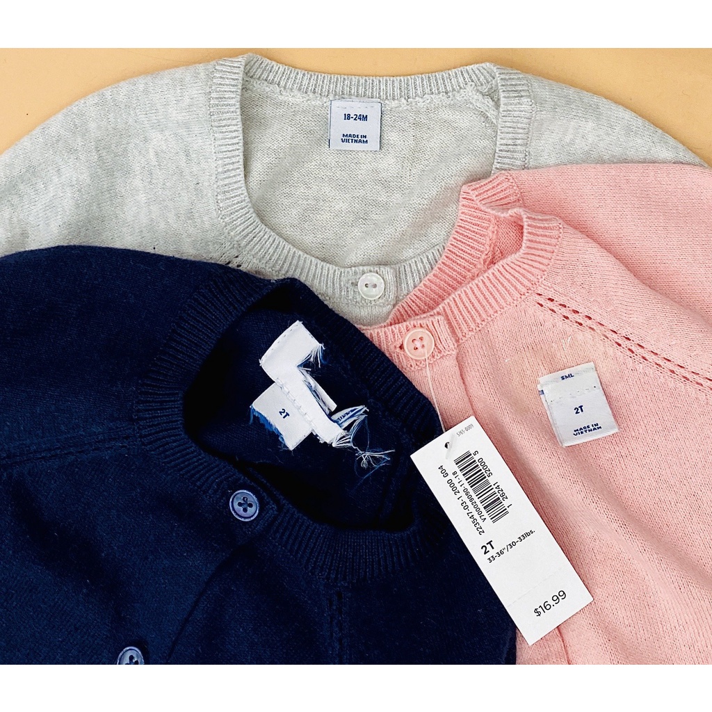 Áo khoác len dệt kim Old navy cho bé gái