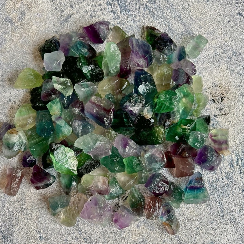 Đá thô Rainbow Fluorite Brazil đẹp, sưu tầm, làm handmade, reiki, thanh tẩy, thiền định