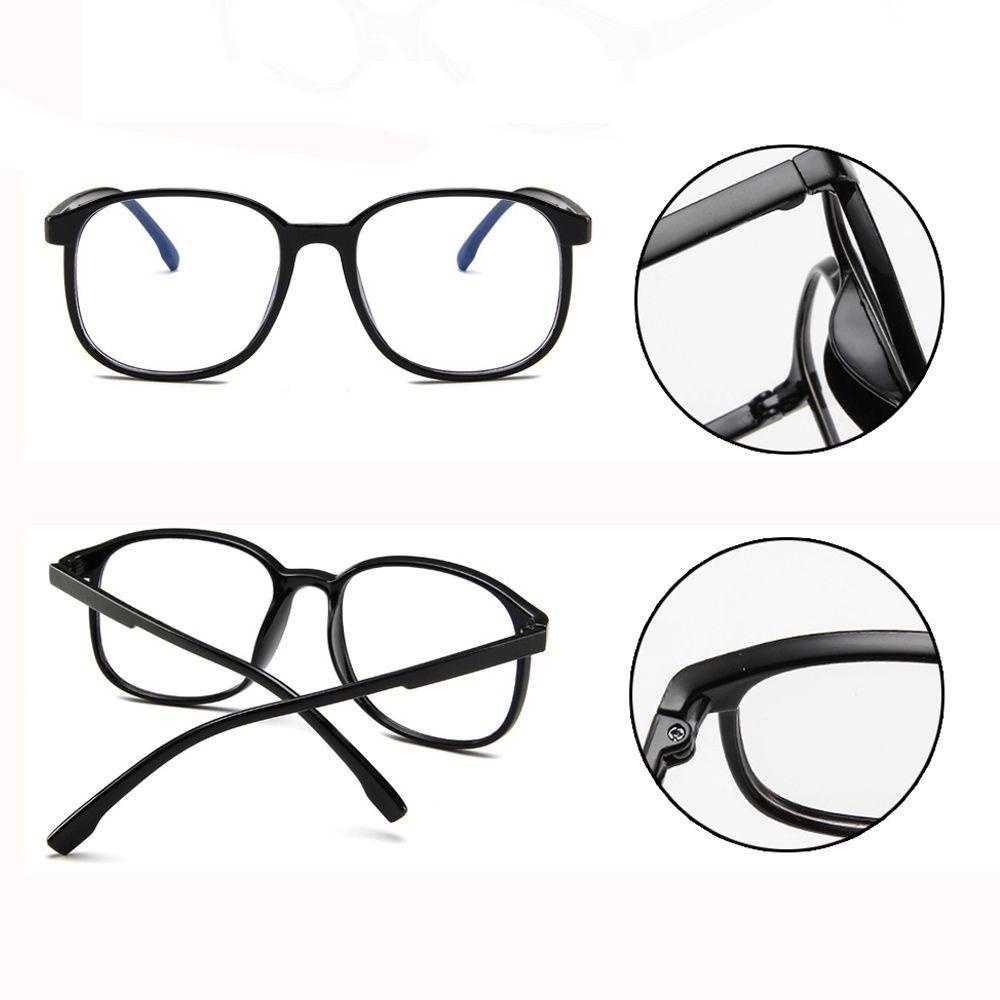 MIH Mắt Kính Gọng Tròn Trong Suốt Chống Tia Sáng Xanh