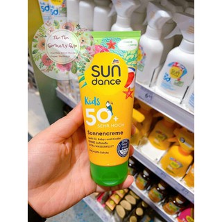 Các loại kem/ xịt chống nắng Sundance cho bé Đức