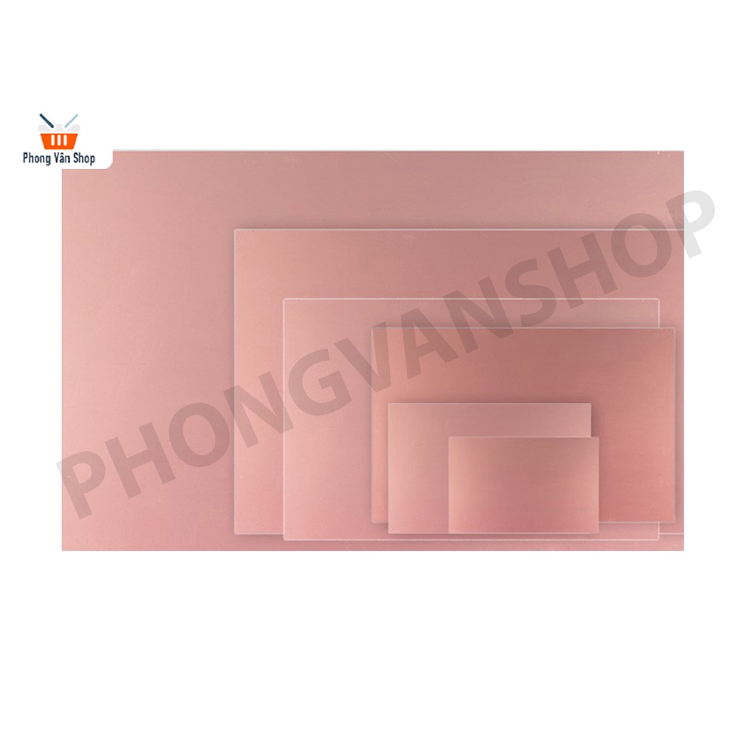 Phíp đồng thủy tinh 1 mặt FR4 12x18cm 15x20cm PCB