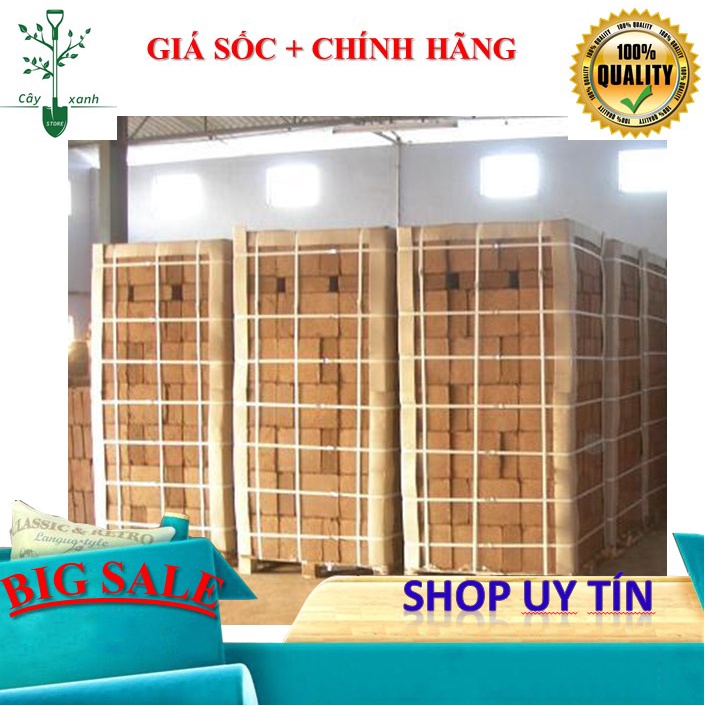 Viên Nén Mùn Dừa Xơ Dừa Nén 4,8 - 5kg Ngâm 30 Lít Nước Nở 30Kg Mùn Dừa - Key: Hạt Giống, Đất sạch, Phân Bón, Hữu Cơ