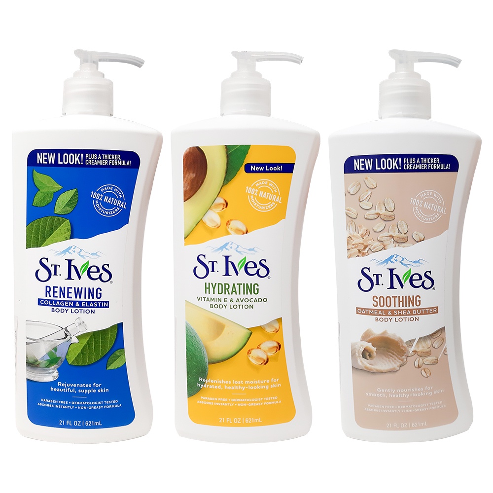 Sữa dưỡng thể ST.Ives làm trắng dưỡng ẩm và chống lão hóa toàn thân 621ml Mỹ