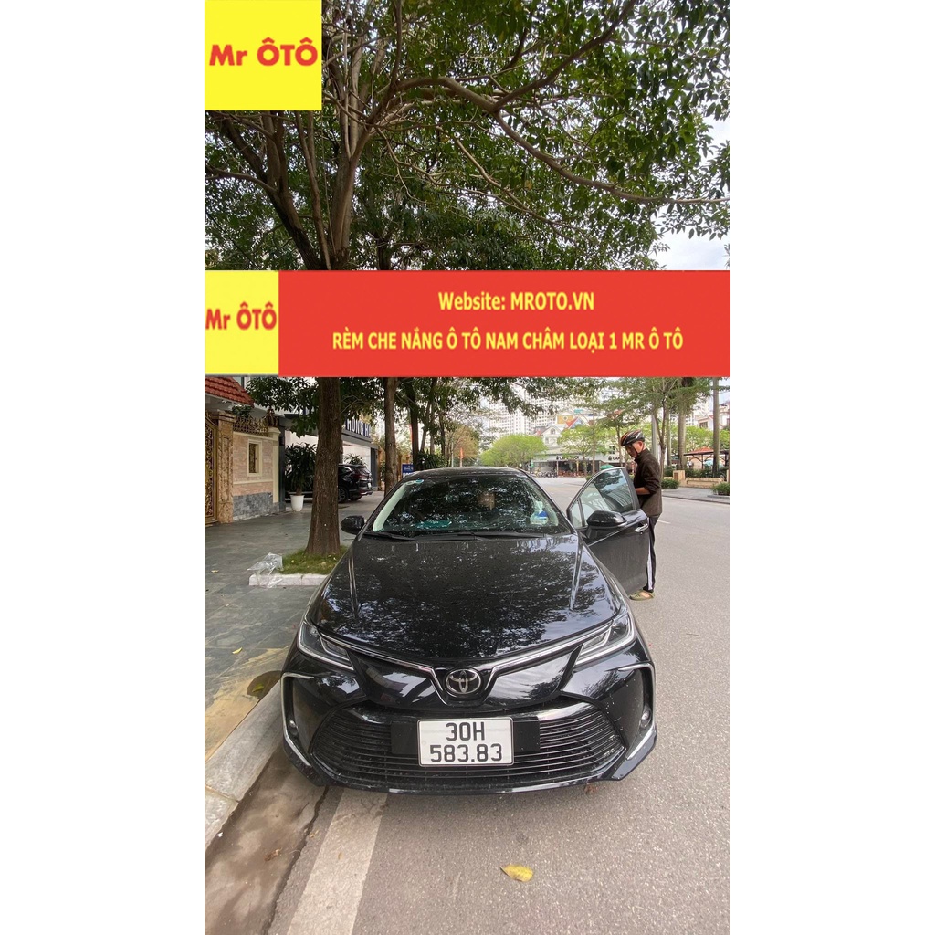 Rèm Che Nắng Nam Châm Xe Toyota Altis 2022+  Loại 1 Mr.Ô Tô, Chuẩn From, Dày Dặn, Bảo Hành 24 Tháng