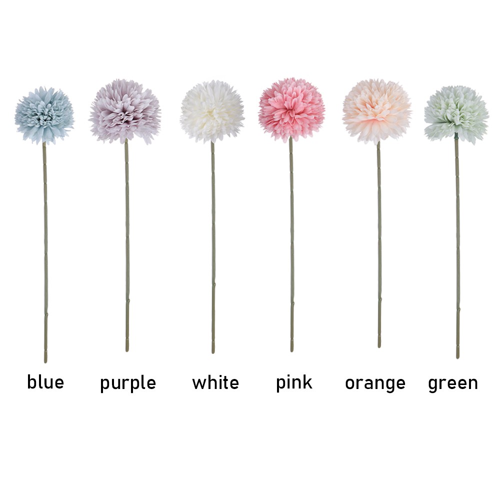 BEAUTY Home Simulation Plants Table Hydrangea Artificial Flower Silk Wedding DIY Fake Flowers Dandelion/Multicolor