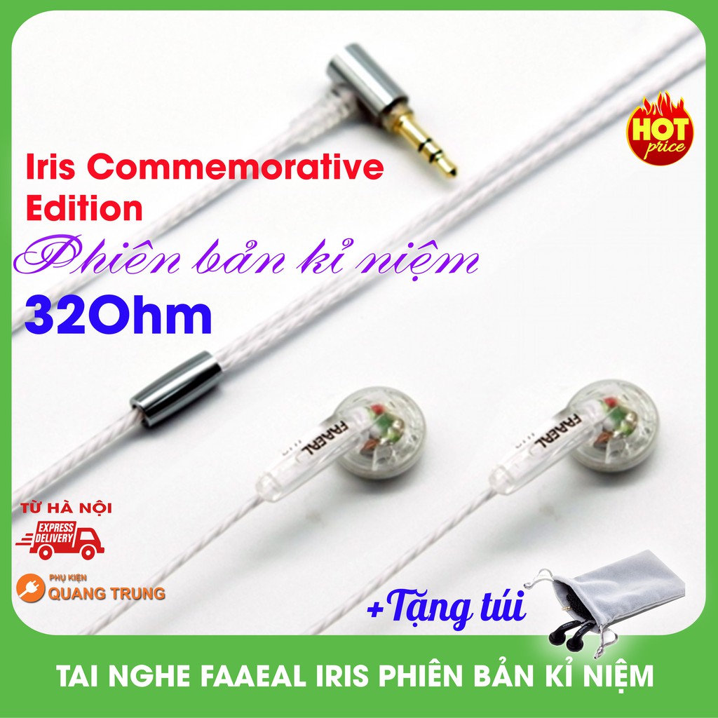 Tai nghe faaeal iris phiên bản kỉ niệm,tặng túi đựng Faaeal