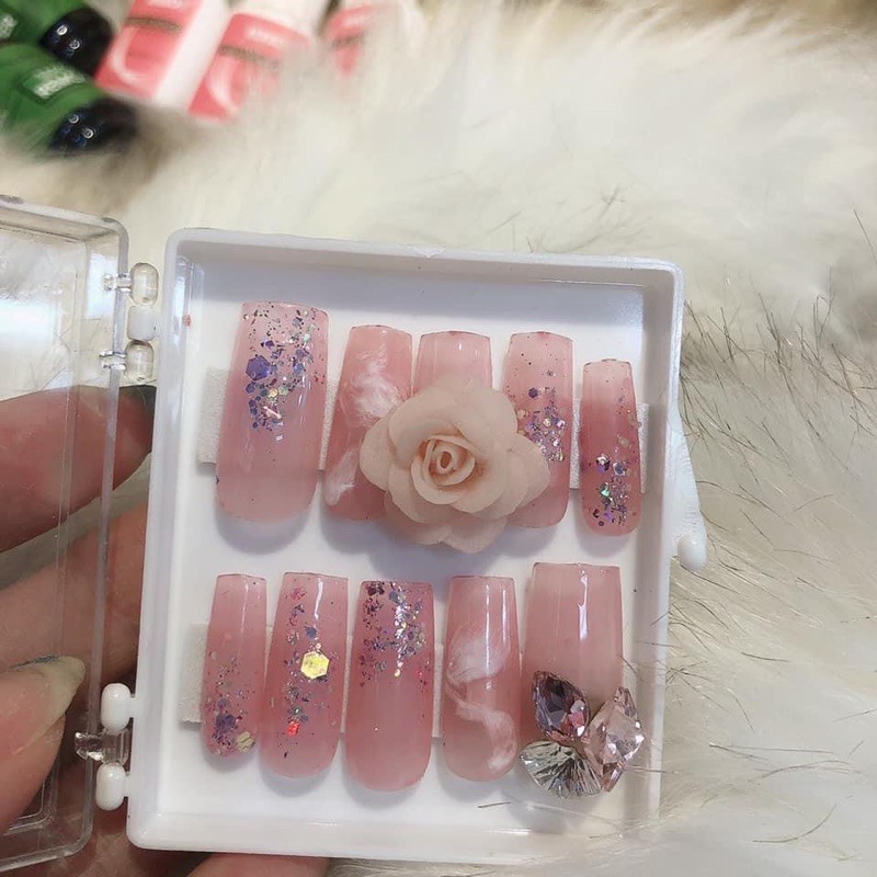 [Nailbox] Móng úp sẵn thiết kế mẫu nhẹ nhàng