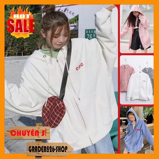 Áo Hoodie Nữ Nam Unisex - Áo Khoác Nỉ CEC 4 Màu Siêu Hot - Kèm DEAL Sốc Áo Thun