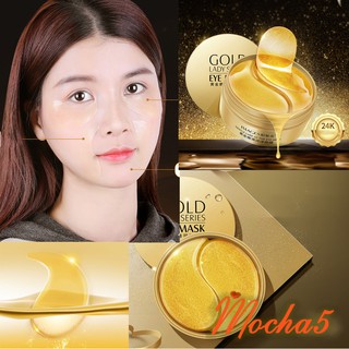 Hộp mặt nạ IMAGES dưỡng mắt, giảm quầng thâm COLLAGEN kén tằm vàng Gold