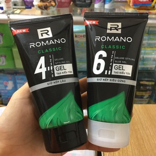 Gel vuốt tóc Romano Classic 150g