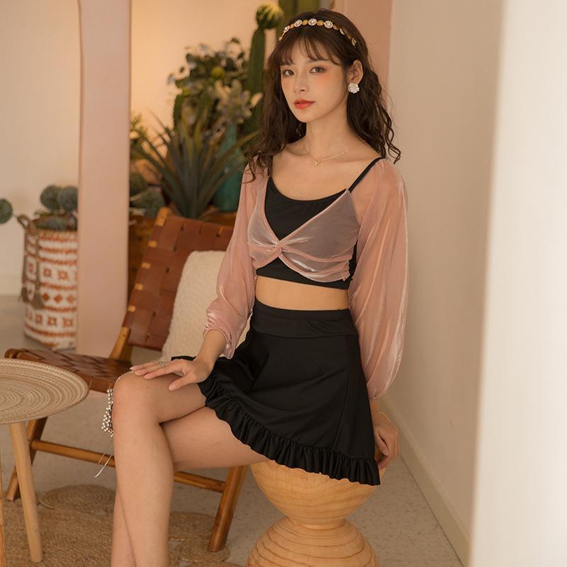 KoreaninsSwomen Swimwear2021New Year Tides Conservative Split Hot Springs, Including Student Swimwear | BigBuy360 - bigbuy360.vn