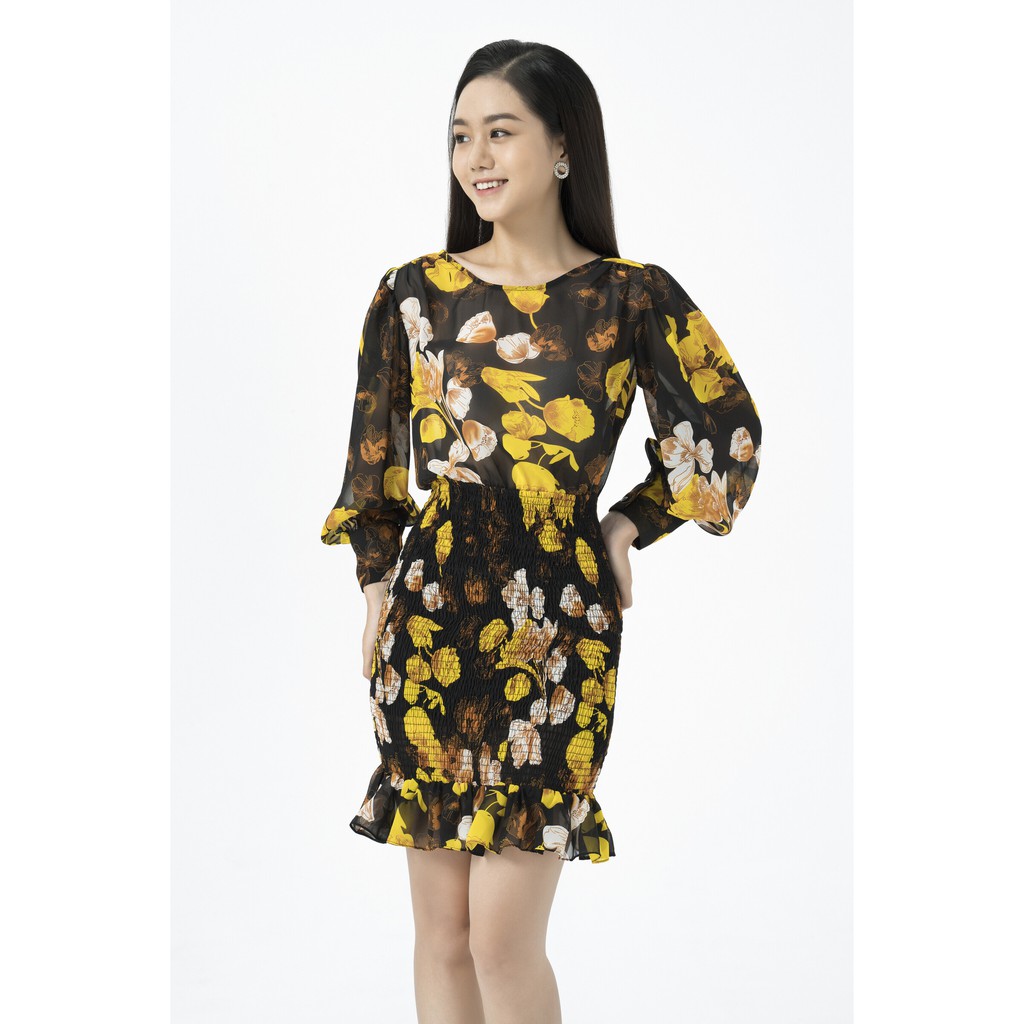 Đầm hoa 2 lớp IVY moda MS 48M4575 | BigBuy360 - bigbuy360.vn